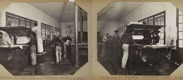 Xưởng in của Sở Địa dư 1986-1900 - Sputnik Việt Nam