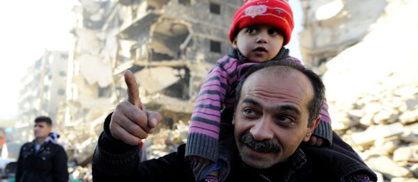 Sơ tán khỏi Aleppo, Syria Sơ tán khỏi Aleppo, Syria - Sputnik Việt Nam