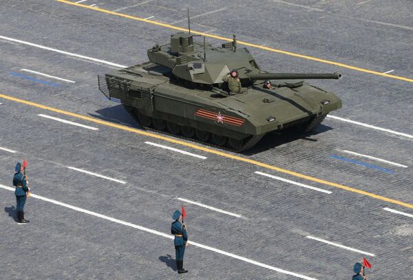 Xe tăng T-14 trên khung gầm bánh xích Armata - Sputnik Việt Nam