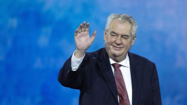 Tổng thống Czech Milosh Zeman - Sputnik Việt Nam