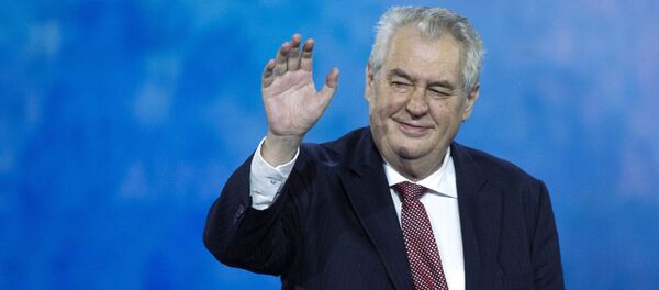 Tổng thống Czech Milosh Zeman Tổng thống Czech Milosh Zeman - Sputnik Việt Nam