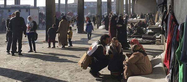 Sơ tán khỏi Aleppo, Syria - Sputnik Việt Nam