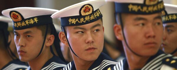 Thành viên thủy thủ đoàn Hạm đội Hải quân Trung Quốc Thành viên thủy thủ đoàn Hạm đội Hải quân Trung Quốc - Sputnik Việt Nam