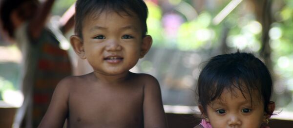 trẻ em ở Campuchia trẻ em ở Campuchia - Sputnik Việt Nam