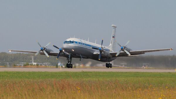 Il-18 aircraft at Chkalovsky airport - Sputnik Việt Nam