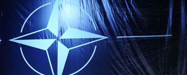 Логотип НАТО на саммите в Лиссабоне Логотип НАТО на саммите в Лиссабоне - Sputnik Việt Nam