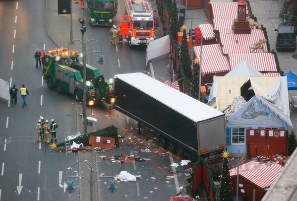 Vụ tấn công ở trung tâm Berlin. - Sputnik Việt Nam