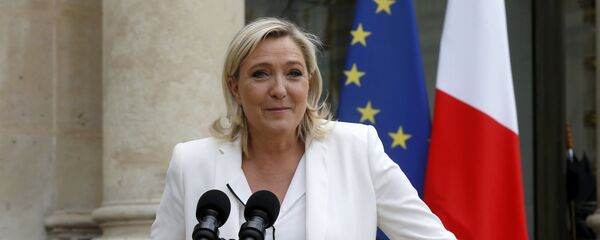 Nhà lãnh đạo của Mặt trận dân tộc Pháp Marine Le Pen Nhà lãnh đạo của Mặt trận dân tộc Pháp Marine Le Pen - Sputnik Việt Nam