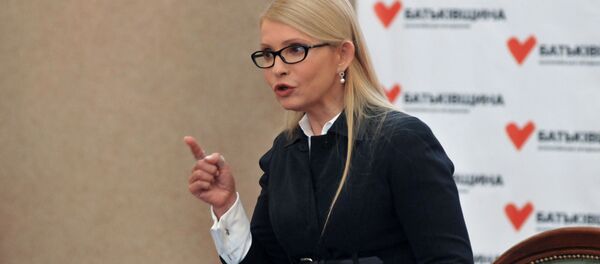 Nhà lãnh đạo của đảng chính trị Batkivshchina Yulia Tymoshenko - Sputnik Việt Nam