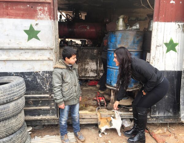 Carla Ortiz tại Syria - Sputnik Việt Nam