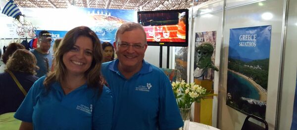 Kyriakos Amiridis và vợ - Sputnik Việt Nam