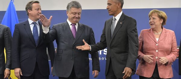 Pyotr Poroshenko và Barack Obama - Sputnik Việt Nam