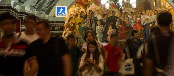 Tiền sảnh nhà ga metro Kievskaya - Sputnik Việt Nam