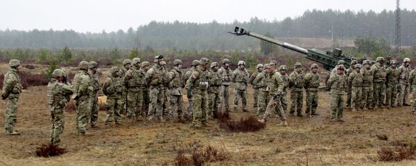 tập trận quân sự NATO ở Latvia - Sputnik Việt Nam