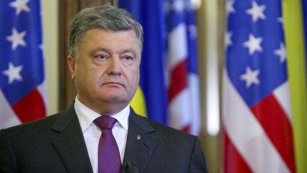 Tổng thống Ukraina  Piotr Poroshenko - Sputnik Việt Nam