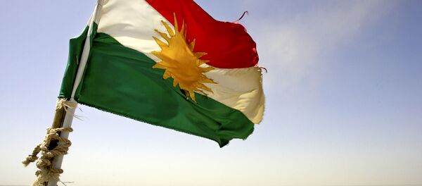 lá cờ Kurdistan, Iraq - Sputnik Việt Nam