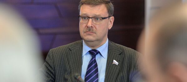 Chủ tịch Ủy ban Quốc tế của Hội đồng Liên bang Nga Konstantin Kosachev - Sputnik Việt Nam