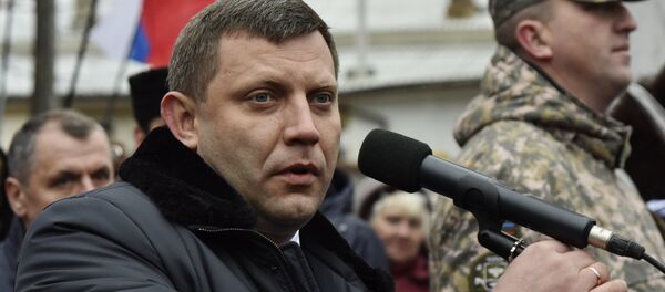 Người đứng đầu Cộng hòa nhân dân tự xưng Donetsk Alexander Zakharchenko - Sputnik Việt Nam