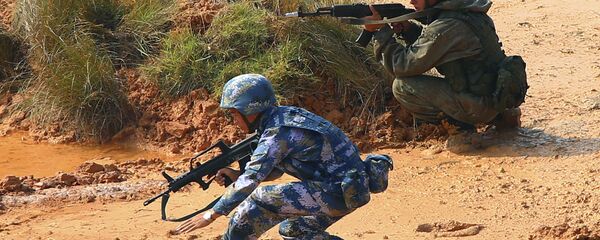 tập trận quân sự Nga-Trung - Sputnik Việt Nam