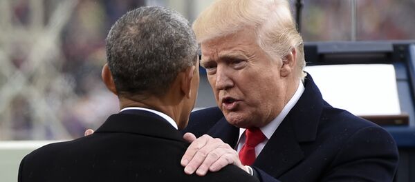 Tổng thống Donald Trump và Barack Obama - Sputnik Việt Nam