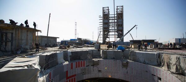 Công trình sân bay Vostochnyi ở tỉnh Amur Công trình sân bay Vostochnyi ở tỉnh Amur - Sputnik Việt Nam