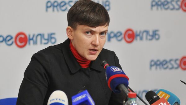 nữ nghị sĩ Verkhovnaya Rada Nadezhda Savchenko - Sputnik Việt Nam