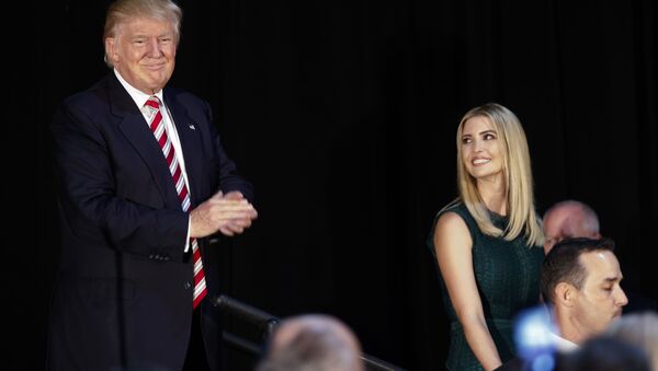 Donald và Ivanka Trump - Sputnik Việt Nam