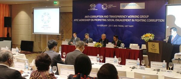 Nhóm công tác của APEC 2017 về chống tham nhũng và minh bạch hóa (ACTWG) - Hội thảo về nâng cao tham gia của xã hội vào chống tham nhũng Nhóm công tác của APEC 2017 về chống tham nhũng và minh bạch hóa (ACTWG) - Hội thảo về nâng cao tham gia của xã hội vào chống tham nhũng - Sputnik Việt Nam
