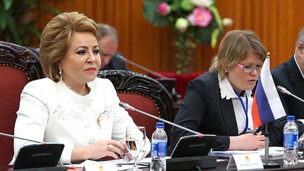 Chủ tịch Quốc hội Việt Nam Nguyễn Thị Kim Ngân tiếp bà Valentina Matvienko - Sputnik Việt Nam