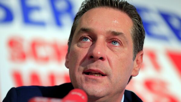 lãnh đạo của Đảng Tự do Áo Heinz-Christian Strache - Sputnik Việt Nam