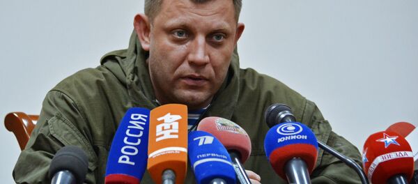 Người đứng đầu nước Cộng hòa Nhân dân Donetsk tự tuyên bố, Alexandr Zakharchenko Người đứng đầu nước Cộng hòa Nhân dân Donetsk tự tuyên bố, Alexandr Zakharchenko - Sputnik Việt Nam