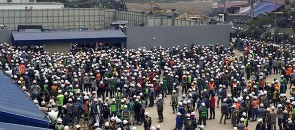 “Đại chiến” ở nhà máy Samsung Bắc Ninh - Sputnik Việt Nam