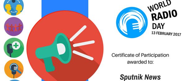 Cơ quan Truyền thông và phát thanh Sputnik đã được UNESCO trao bằng ghi nhận sự tham gia tổ chức Ngày Phát thanh thế giới. - Sputnik Việt Nam