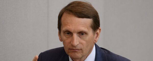 Chủ tịch Quốc hội Nga Sergei Naryshkin Chủ tịch Quốc hội Nga Sergei Naryshkin - Sputnik Việt Nam