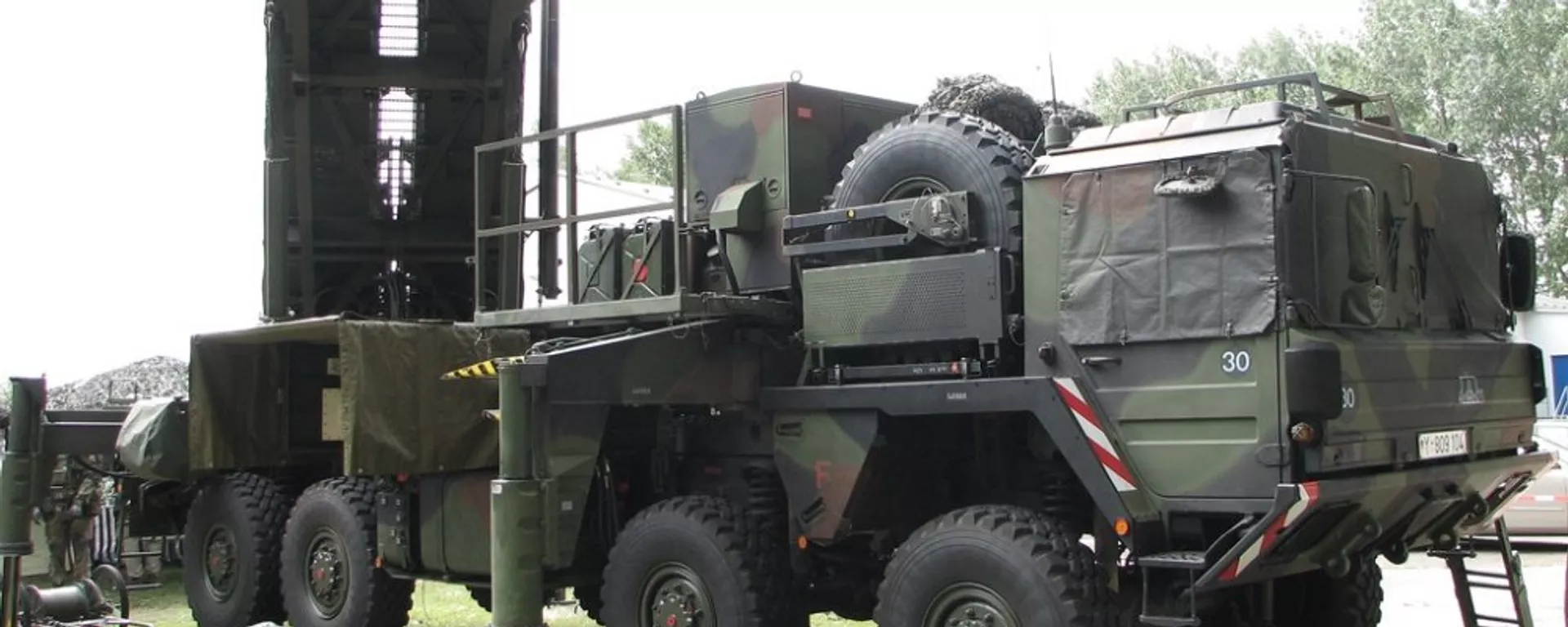 Tổ hợp tên lửa phòng không Patriot của Mỹ Tổ hợp tên lửa phòng không Patriot của Mỹ - Sputnik Việt Nam, 1920, 07.12.2022