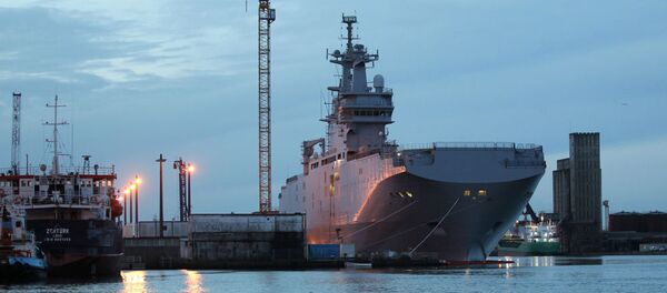 Tàu sân bay trực thăng Vladivostok loại Mistral - Sputnik Việt Nam