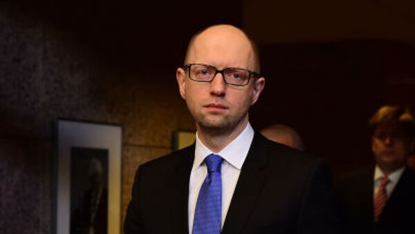 Thủ tướng Ukraina Arseny Yatsenyuk - Sputnik Việt Nam