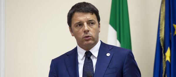 Thủ tướng Italia Matteo Renzi Thủ tướng Italia Matteo Renzi - Sputnik Việt Nam