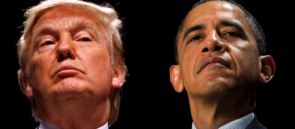 Trump and Obama - Sputnik Việt Nam