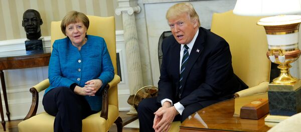 Donald Trump và Angela Merkel Donald Trump và Angela Merkel - Sputnik Việt Nam