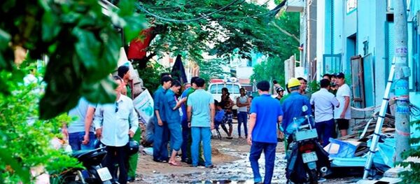 Lực lượng chức năng tại hiện trường. - Sputnik Việt Nam