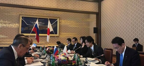 Cuộc đàm phán Nhật- Nga 2+2 Ảnh: Maria Zaharova - Sputnik Việt Nam