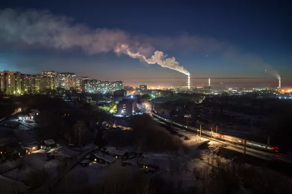 Cảnh đêm Novosibirsk. Cảnh đêm Novosibirsk. - Sputnik Việt Nam