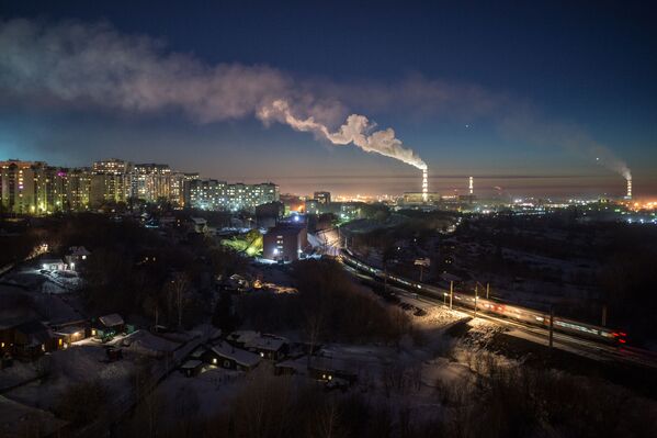 Cảnh đêm Novosibirsk. - Sputnik Việt Nam