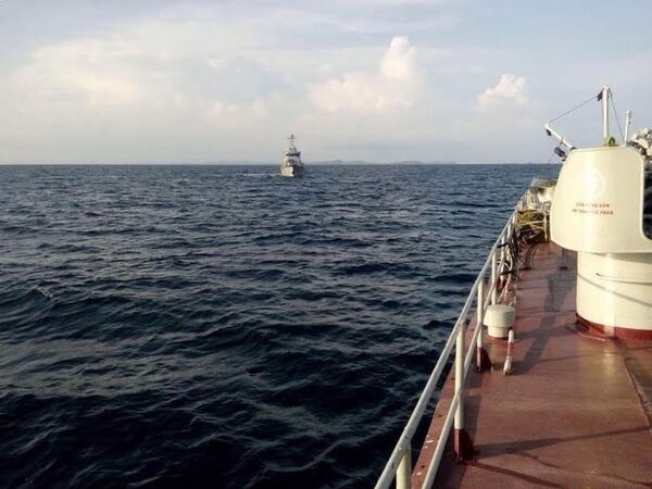 Hải quân VN tuần tra chung với Hải quân hoàng gia Campuchia - Sputnik Việt Nam