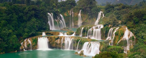 Thác Bản Giốc nằm trên biên giới Việt-Trung - Sputnik Việt Nam