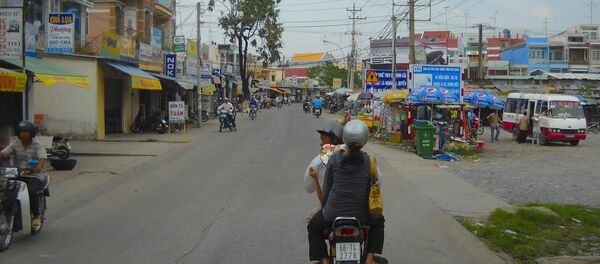 Thị trấn Kiên Lương, huyện Kiên Lương, tỉnh Kiên Giang - nơi xảy ra vụ việc giả danh cán bộ công an, lãnh đạo tỉnh để lừa đảo chiếm đoạt tài sản. - Sputnik Việt Nam