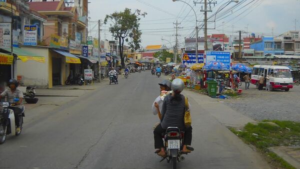 Thị trấn Kiên Lương, huyện Kiên Lương, tỉnh Kiên Giang - nơi xảy ra vụ việc giả danh cán bộ công an, lãnh đạo tỉnh để lừa đảo chiếm đoạt tài sản. - Sputnik Việt Nam