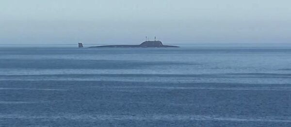 Атомная подводная лодка Северного флота Северодвинск в акватории Баренцева моря перед пуском крылатой ракеты Калибр - Sputnik Việt Nam