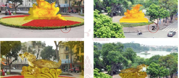 Những vị trí dự kiến đặt tượng rùa vàng tại hồ Hoàn Kiếm, Hà Nội - Sputnik Việt Nam